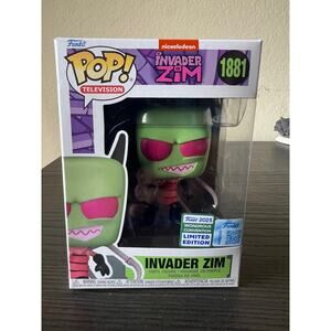 LIMITED EDITION Invader Zim Funko Pop #1881 Television Nick Animation Cartoon
